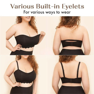 Attractive Strapless Invisible Push-up Bra - For a comfortable fit