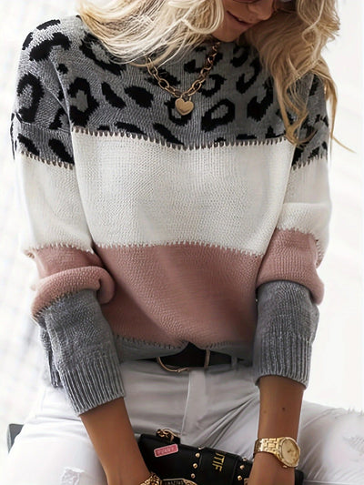 Lucy™ - Styllish Leopard Print Sweater