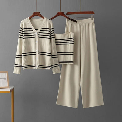 Evie™ - Comfortable Knitted Striped Set