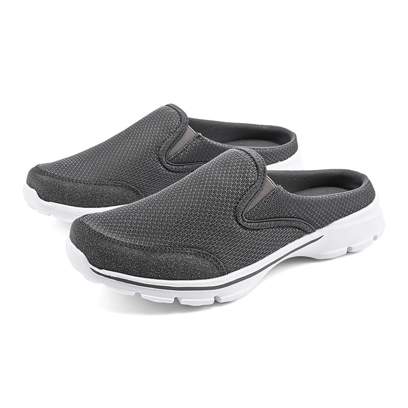 Flat Slip-On Sandals Mesh Surface Breathable For Men