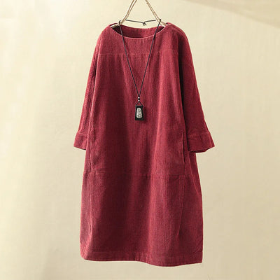 Emily™ -  Comfortable Round Neck Dress