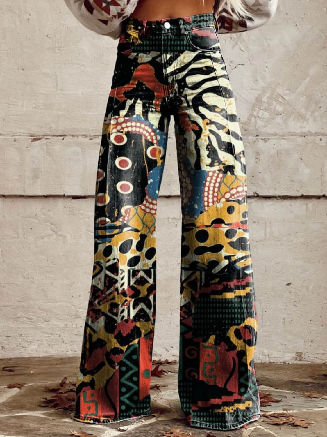 Sophia™ - Modern Colourful Wide Leg Pants