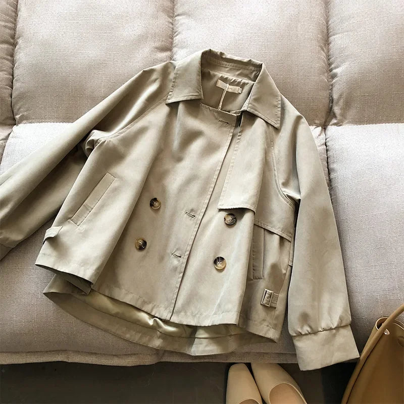 Harper™ - Comfortable Oversized Double Breasted Trench Coat