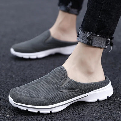 Flat Slip-On Sandals Mesh Surface Breathable For Men