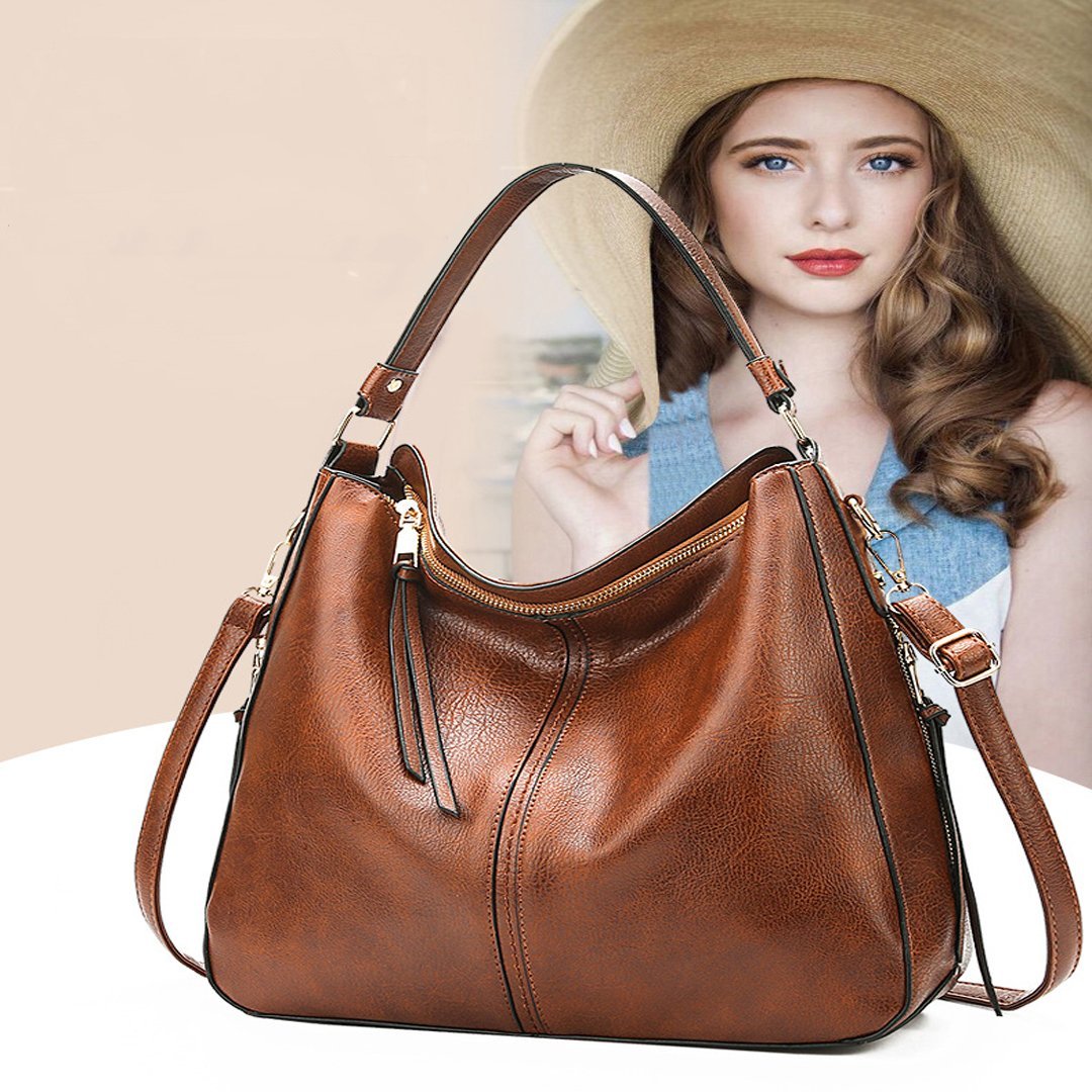 Lottie™ - Large Capacity Elegant Leather Tote Bag