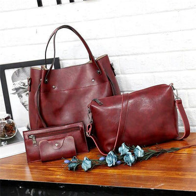 Greta™ - Vintage Women's 4-Piece Bag Set