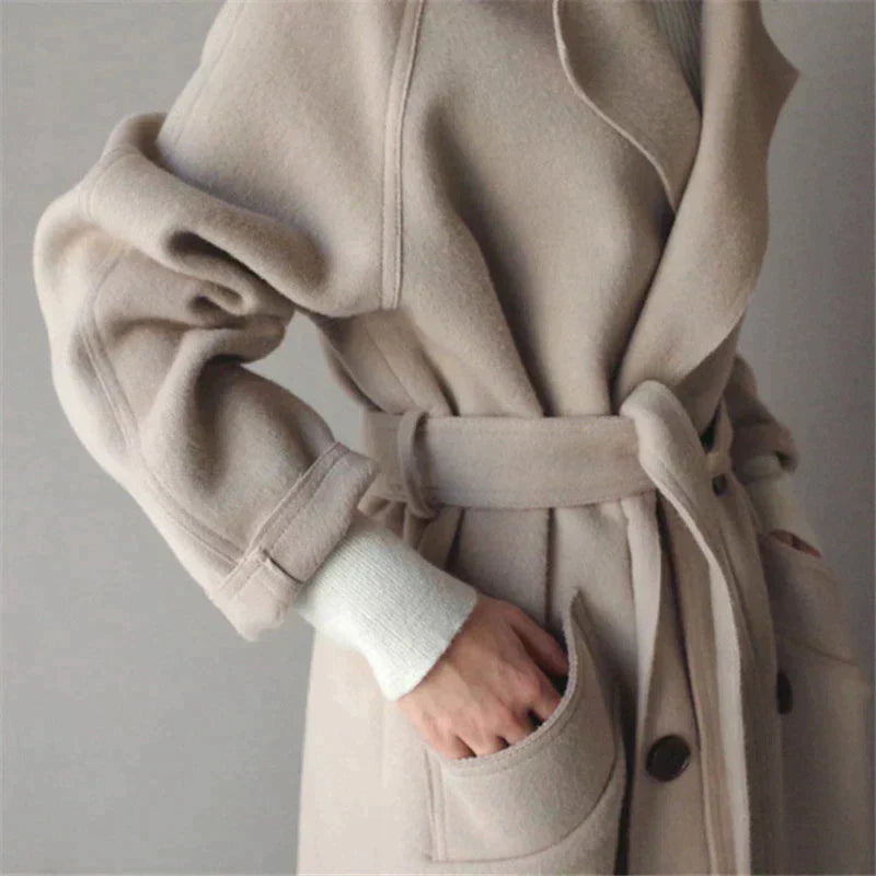 Grace™ - Super Comfortable Long Woolen Coat