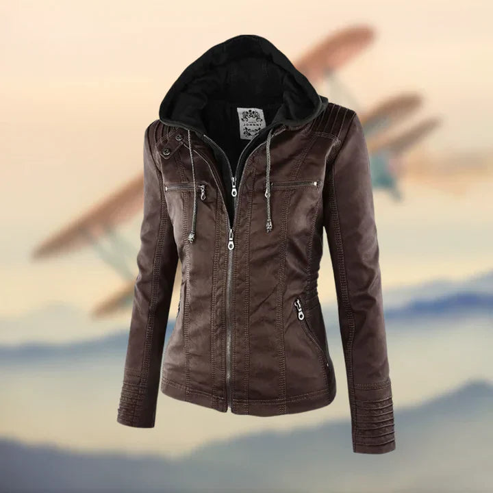 Charlotte™ - Elegant Stylish Leather Jacket