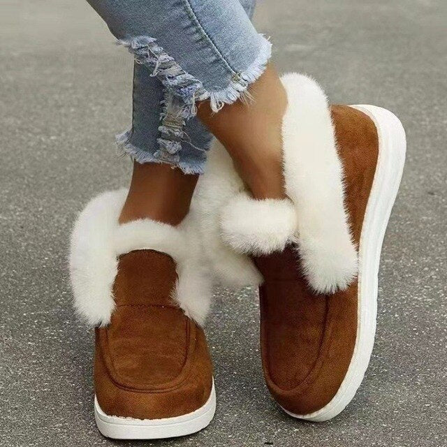 Mia™ - Comfortable Warm Plush Fur Snow Boots