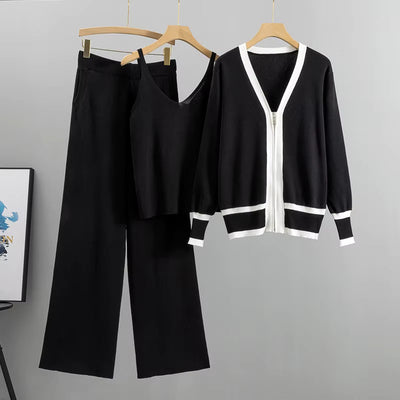 Daisy™ - Elegant Stylish Knitted 3 Piece Suit Set