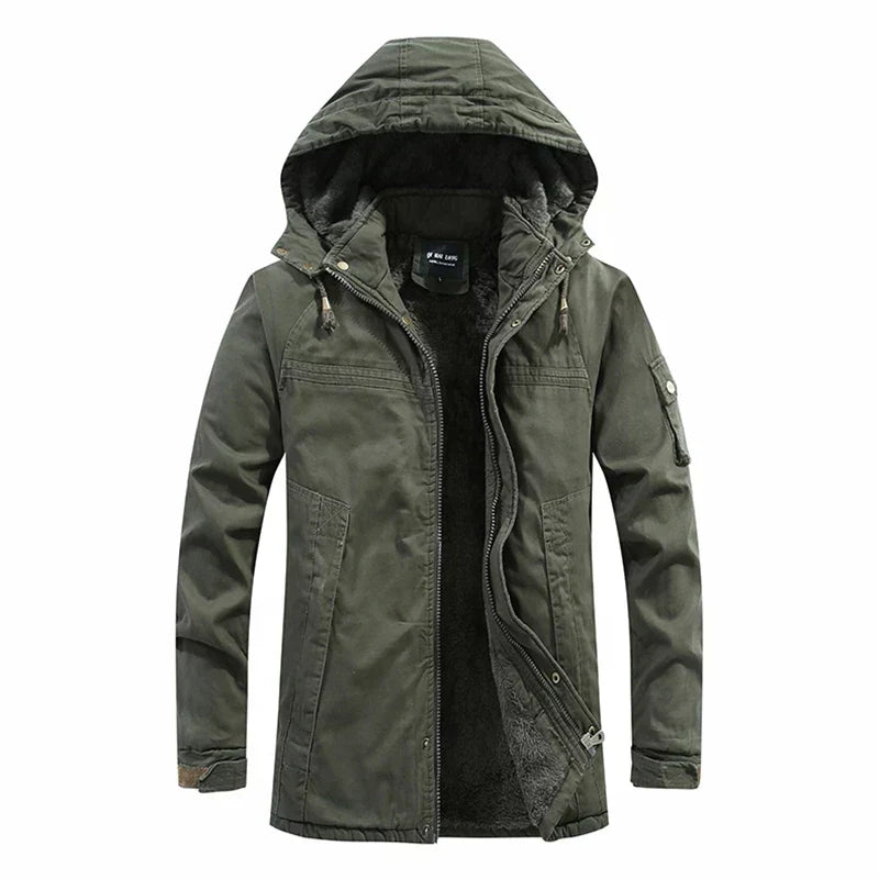 Henry - Comfortable Fleece Hoodded Jacket