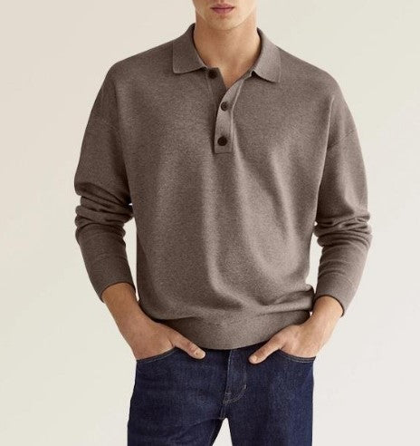 Felix™ - Stylish Long Sleeve Casual Polo Shirt