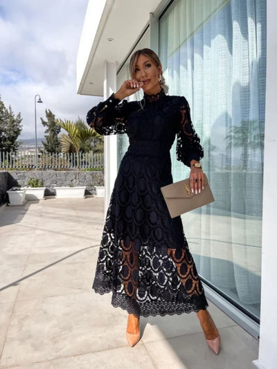 Olivia™ - Stylish French Lace Dress