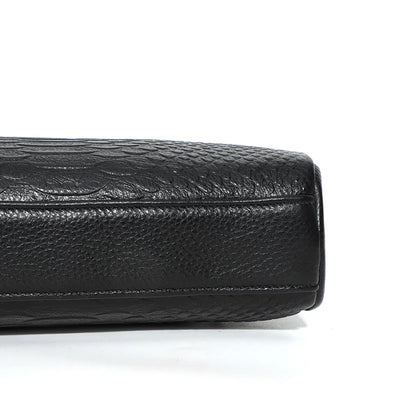 Mia™ - Crossbody Leather Bag With Alligator Pattern