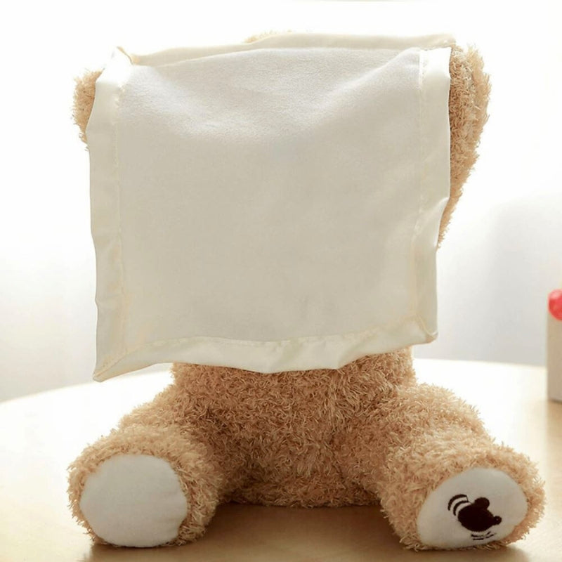 SnuggleBuddy™ - Interactive Peek-A-Boo Teddy Bear