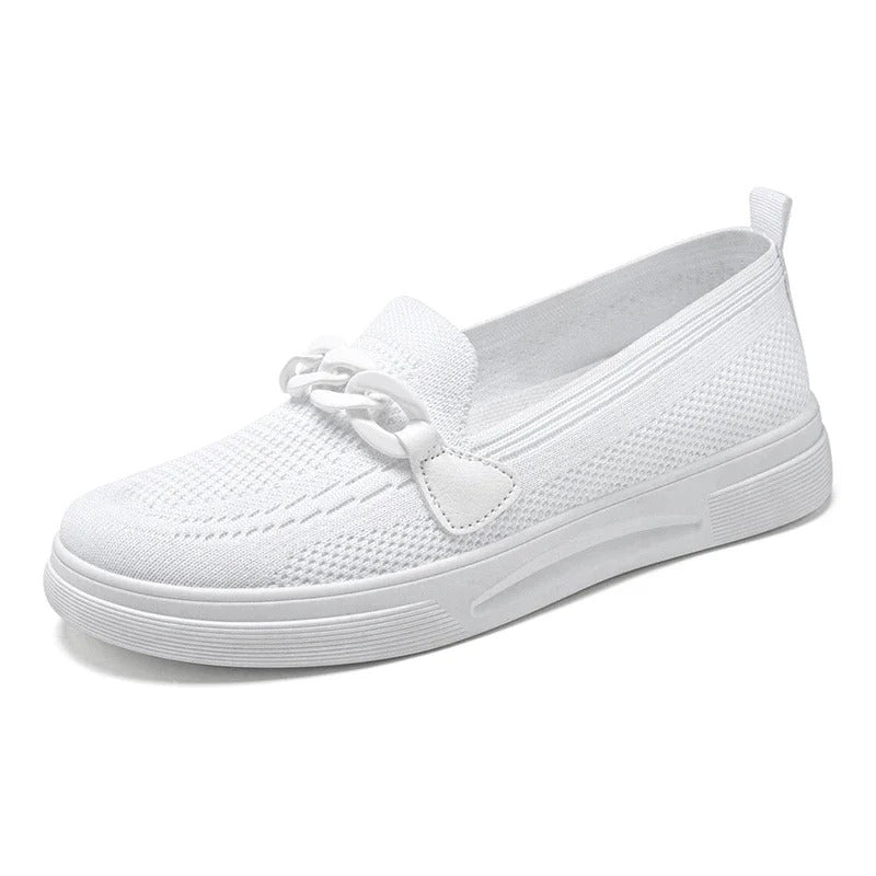 Meridian Glow - Elegant Flat Orthopedic Loafers For Women