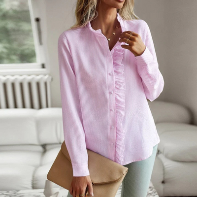 Hazel™ - Elegant Wave Blouse