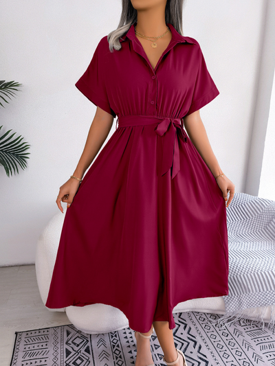 Holly™ - Elegant Dress With Belt