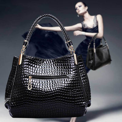 Isabelle™ - Stylish Crocodile Pattern Handbag