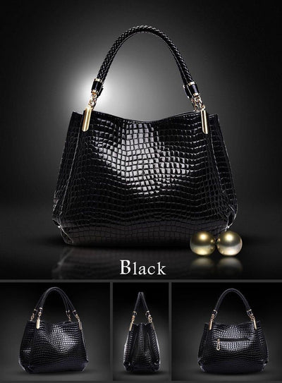 Isabelle™ - Stylish Crocodile Pattern Handbag