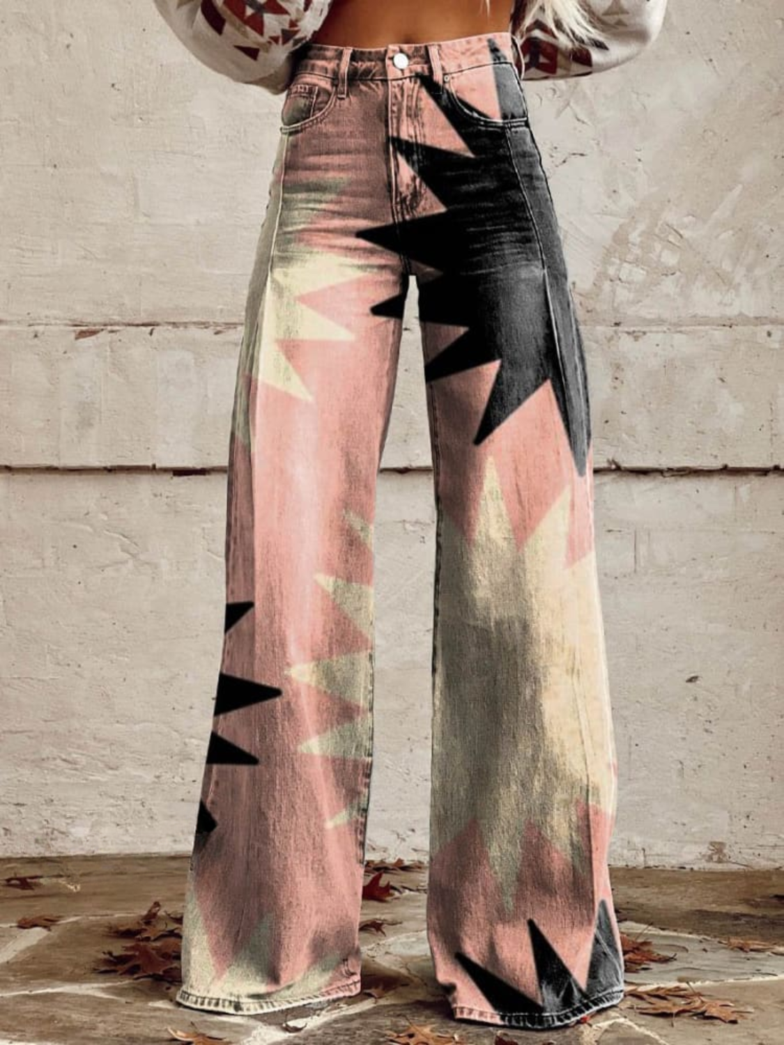 Sienna™ - Pink Explosion Wide Leg Pants