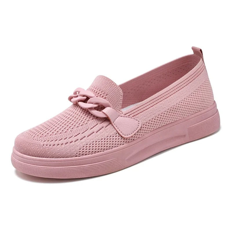 Meridian Glow - Elegant Flat Orthopedic Loafers For Women