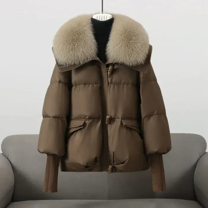 Ivy™ - Luxurious Winter Coat with Fur Collar