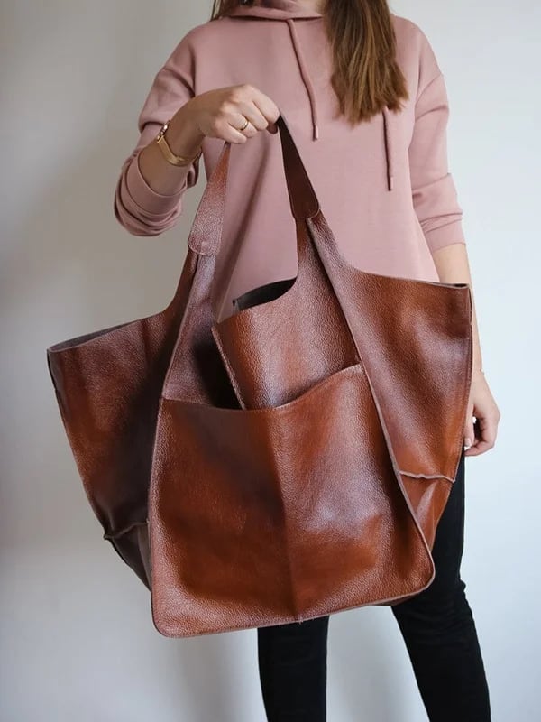 Josephine™ - Handmade Oversizes Leather Handbag