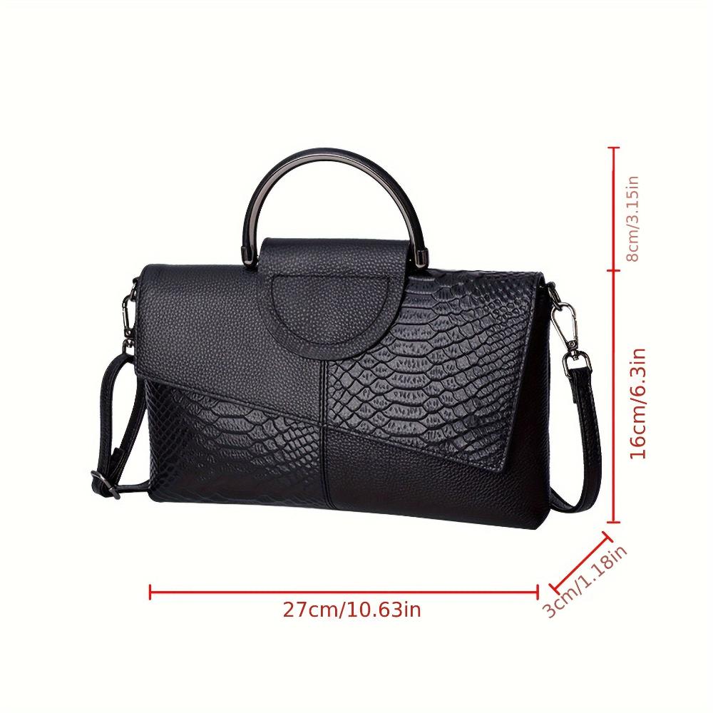 Eliza™ - Croc-Embossed Luxury Bag