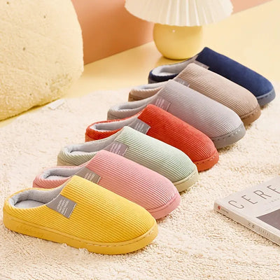 CloudWalk™ - Stylish Plush Warm Slippers