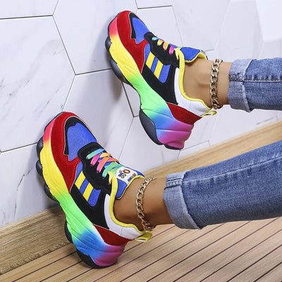 Colourful Stylish Orthopedic Sneakers With Arch Support