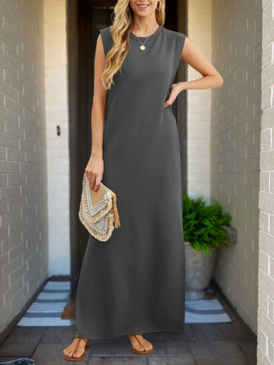 Emily™ - Elegant Linen Dress with Handmade Details