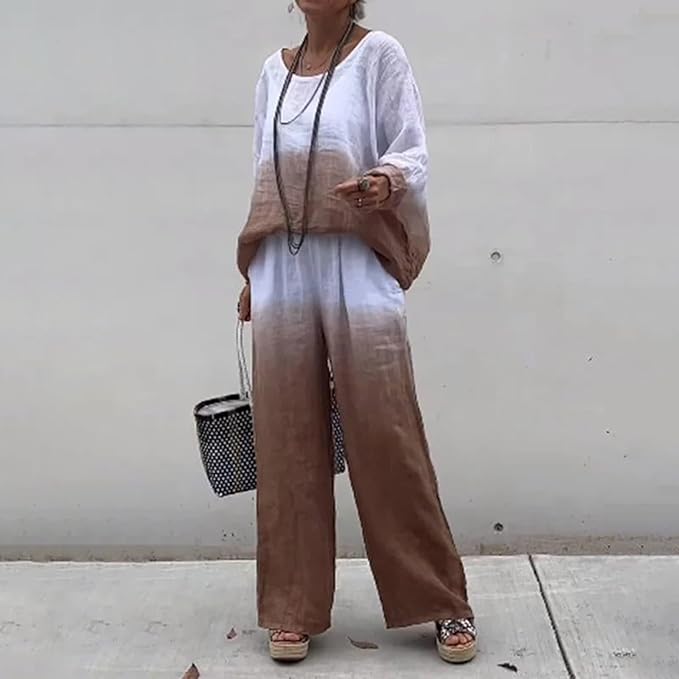 Florence™ - Super Comfy Casual Loose Shirt Pant Set