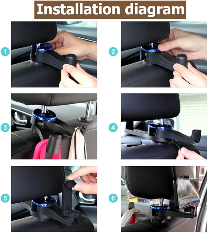 Headrest Car Bracket Hook (1+1 FREE)