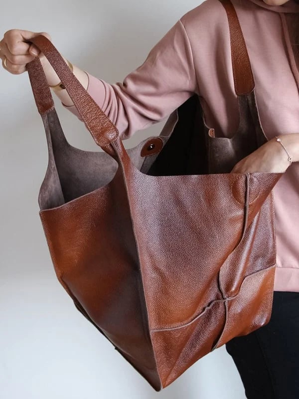 Josephine™ - Handmade Oversizes Leather Handbag