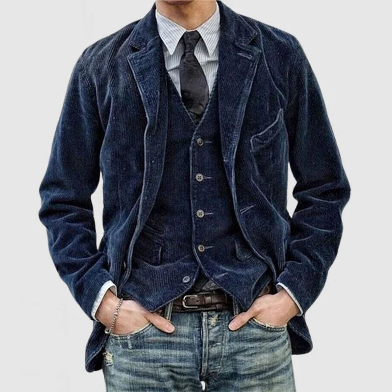 James™ - Stylish Vintage Corduroy Flared Jacket