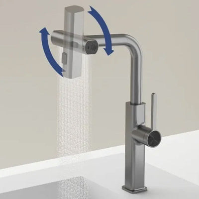 3 in 1 Waterfall Kitchen Faucet