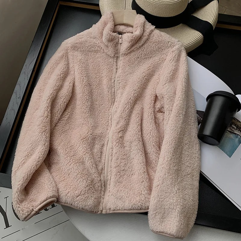 Sophia™ - Cozy Teddy Coat With Zipper