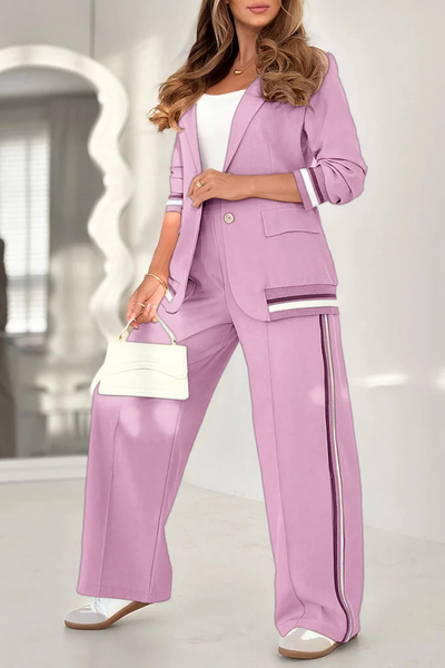 Mia™ - Blazer and Wide Leg Pants Set