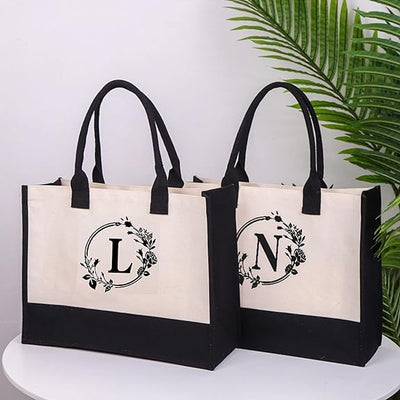 Remi™ - Letter Personalized Tote Bag