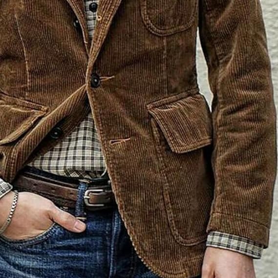 James™ - Stylish Vintage Corduroy Flared Jacket