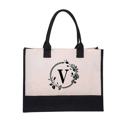 Remi™ - Letter Personalized Tote Bag