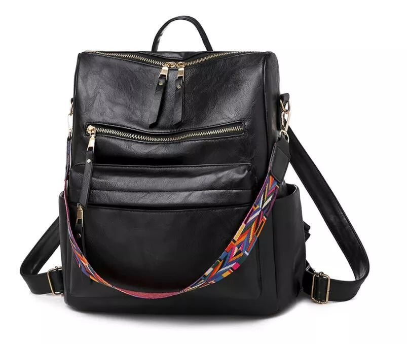 Lotta™ - Elegant Soft Leather Backpack