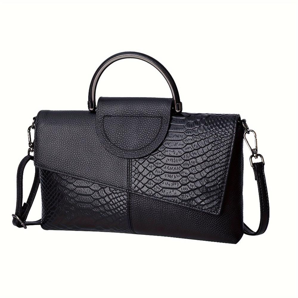 Eliza™ - Croc-Embossed Luxury Bag