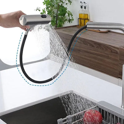 3 in 1 Waterfall Kitchen Faucet