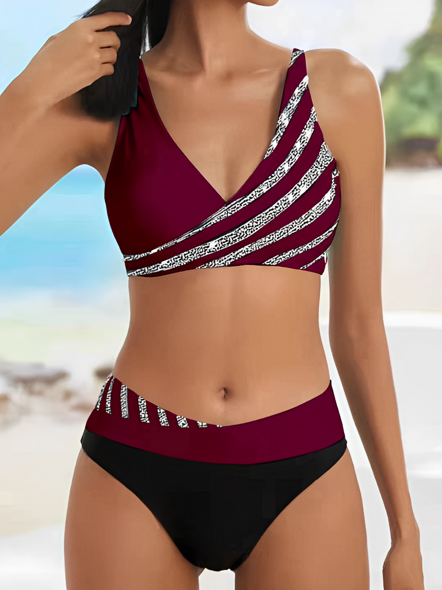 Charlotte™ - Vibrant Striped Bikini Set