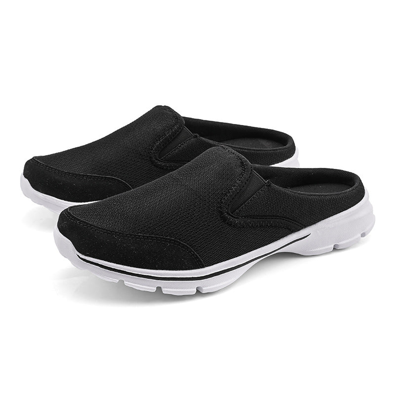 Flat Slip-On Sandals Mesh Surface Breathable For Men