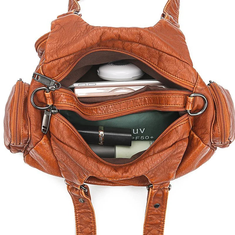 Savannah™ - Handmande Stylish Soft Leather Messenger Bag