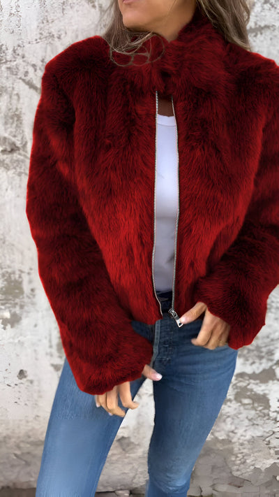 Lily™ - Stylish Luxurious Fur Coat