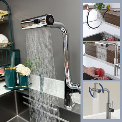 3 in 1 Waterfall Kitchen Faucet